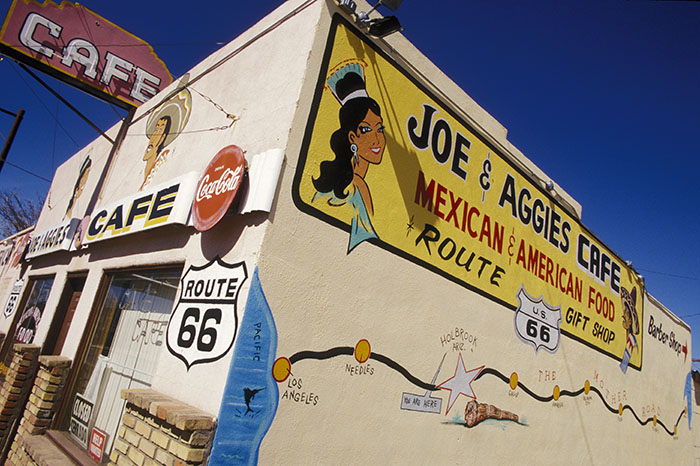 Joe & Aggie's Cafe, Route 66 in Holbrook, Arizona